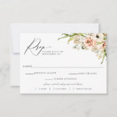 Botanische bosbouw met een ringzeggend RSVP-maalti RSVP Kaartje (Voorkant)