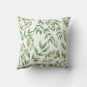 Botanische bossen Baby Nursery Kussen (Achterkant)