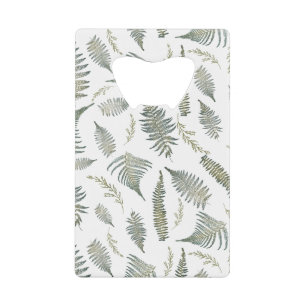 Botanische bossen patronen 1.0 creditkaart flessenopener