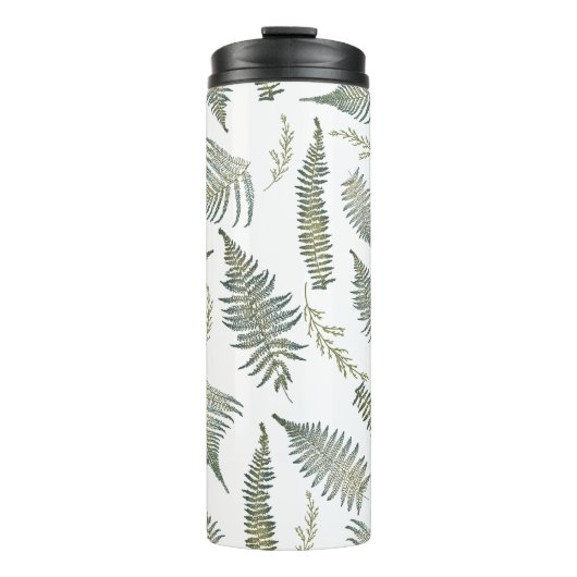 Botanische bossen patronen 1.0 thermosbeker (Voorkant)