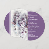 Botanische Bouquet Bridal Shower Kaart (Voorkant / Achterkant)