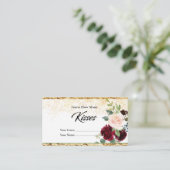 Botanische Bouquet hoeveel Kisses Bridal Enclosu Informatiekaartje (Staand voorkant)