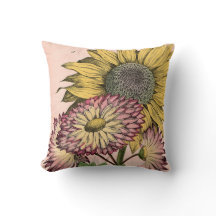  botanische Bouquet op roze