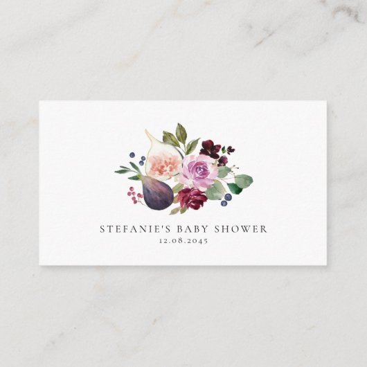 Botanische Bourgogne Bloemen en Vijgen Boek Verzoe Informatiekaartje (Achterkant)