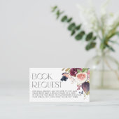 Botanische Bourgogne Bloemen en Vijgen Boek Verzoe Informatiekaartje (Staand voorkant)