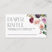 Botanische Bourgogne Bloemen en Vijgen Luier Raffl Informatiekaartje (Voorkant)