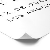 Botanische Bourgogne en Fig Vrijgezellenfeest Welk Poster (Hoek)