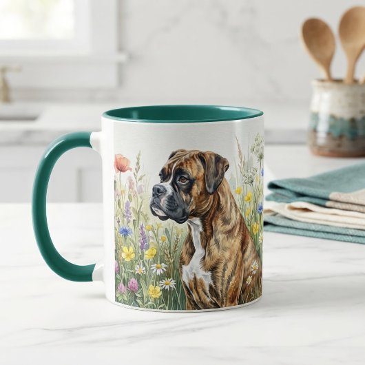 Botanische Boxer Hond Mok
