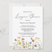 Botanische bridal Lingerie Shower Kaart (Voorkant)