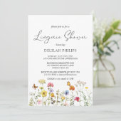 Botanische bridal Lingerie Shower Kaart (Staand voorkant)
