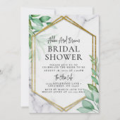 Botanische Bridal Shower Invitation Kaart (Voorkant)