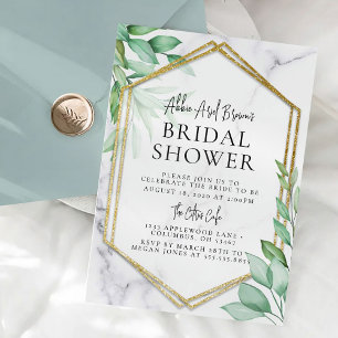 Botanische Bridal Shower Invitation Kaart