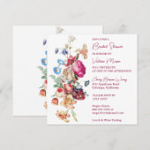  botanische bridale douche-uitnodiging kaart (Voorkant / Achterkant)