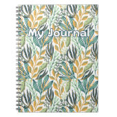 Botanische Bries – "Mijn Dagboek" Bloemen Notebook Notitieboek (Voorkant)