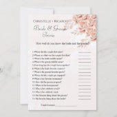 Botanische bruid trivia vrijgezellenfeest spel Kaa Aankondiging (Voorkant)