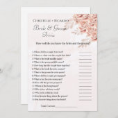 Botanische bruid trivia vrijgezellenfeest spel Kaa Aankondiging (Voorkant / Achterkant)