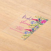 Botanische bruids douche uitnodiging (Laagn)