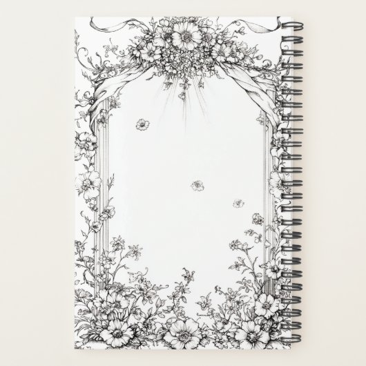 Botanische bruidsfeest planner (Achterkant)