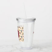 Botanische Bruidsmeisje Acryl Drinkbeker (Links)