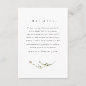 Botanische Bruiloft Accommodaties Behuizing Kaart (Voorkant)