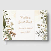 Botanische bruiloft gastenboek (Voorkant)