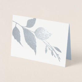 Botanische bruiloft Hartelijk dank Folie Kaarten