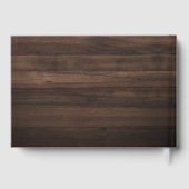 Botanische bruiloft met ritsladingen gastenboek (Achterkant)