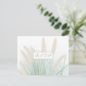 Botanische bruiloft RSVP-Briefkaart Uitnodiging Briefkaart (Staand voorkant)