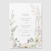 Botanische bruiloft Save the Date Magnet (Voorkant)