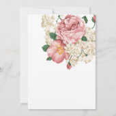  botanische bruiloft uitnodiging (Achterkant)