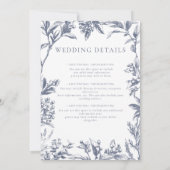 botanische bruiloft uitnodiging (Achterkant)