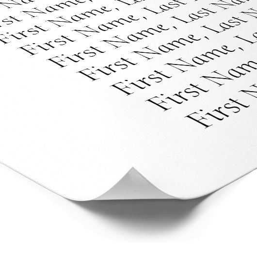 Botanische bruiloft van marinekoraal poster (Hoek)