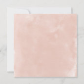 Botanische bruine Waterverf bruiloft Kaart (Achterkant)