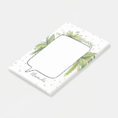 Botanische bubbels op maat post-it® notes (Schuin)