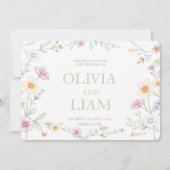 BOTANISCHE BUDGET BRUILOFT KAART (Voorkant)