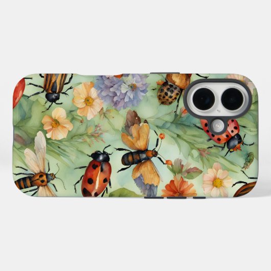 Botanische Bug Symfonie Case-Mate iPhone Case (Achterkant (horizontaal))