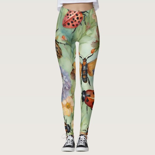 Botanische Bug Symfonie Leggings (Voorkant)