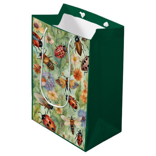 Botanische Bug Symfonie Medium Cadeauzakje (Voorkant Gekanteld)