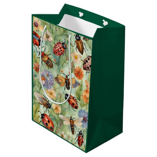 Botanische Bug Symfonie Medium Cadeauzakje (Achterkant Gekanteld)