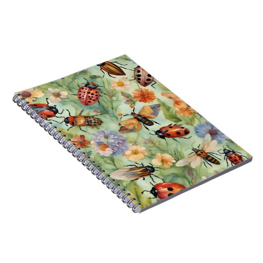 Botanische Bug Symfonie Notitieboek (Rechterzijde)