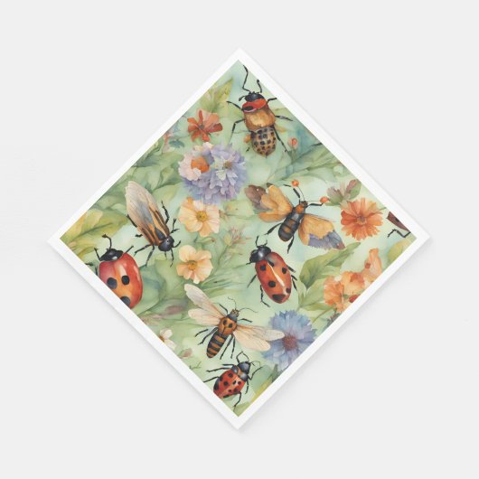 Botanische Bug Symfonie Servet (Hoek)