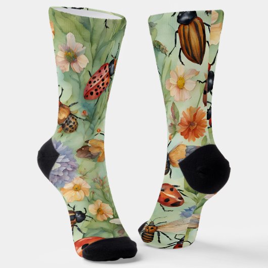 Botanische Bug Symfonie Sokken (Gebogen)