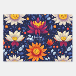 Botanische Cactus Design voor Wellness Business Inpakpapier Vel