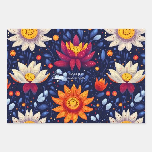 Botanische Cactus Design voor Wellness Business Inpakpapier Vel (Voorkant)