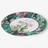 Botanische Cactus+Florals I Bord (Gekanteld)