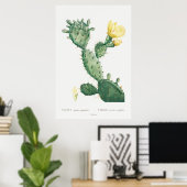 Botanische Cactus Illustratie, Retro Poster (Thuiskantoor)