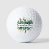 Botanische Cactus Waterverf Design Golfballen (Voorkant)