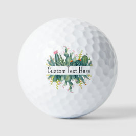 Botanische Cactus Waterverf Design Golfballen