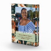 Botanische cadeaus voor Afro-Amerikaanse dochter Fotoblokken (Rechts)