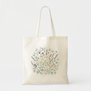 botanische Canvas tas